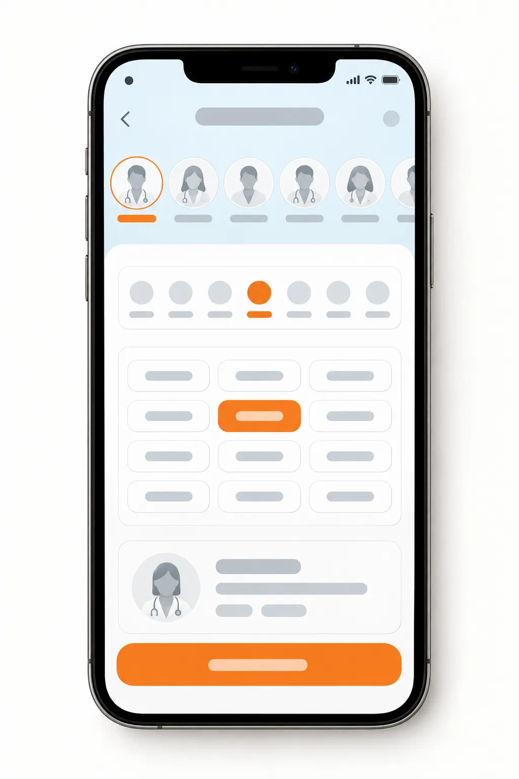 Clinic Booking App, concept image 2