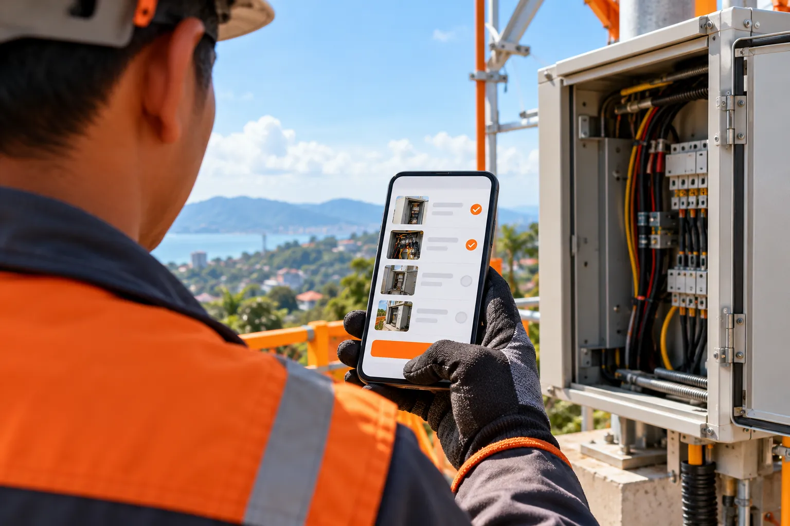 Field Service Report App, concept image 1