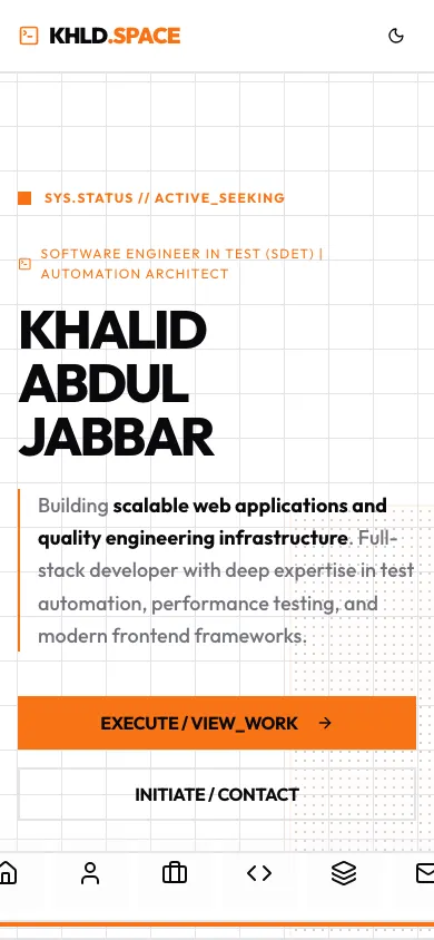 KHLD Space Portfolio Website image 2